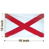 12"x18" Alabama Nylon Outdoor Flag